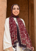 Berry Pattern Hijab
